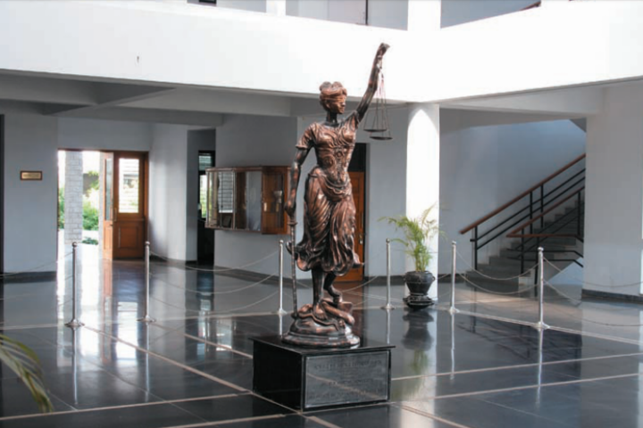 NALSAR University of Law, Hyderabad Lady Justice in NALSAR University of Law Hyderabad